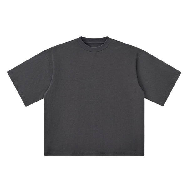 Mock Neck Oversized Vintage Tee