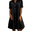 Women's Loose Fit Denim Shirt Dress