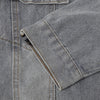 Relaxed Washed Faded Denim Jacket