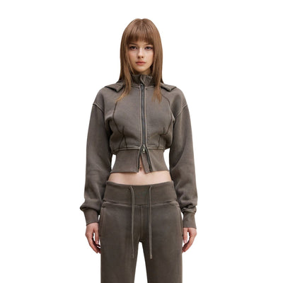 Detachable Hood Double Slider Fleece Hoodie