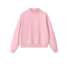 Women's Mockneck Solid Fleece Sweatshirt