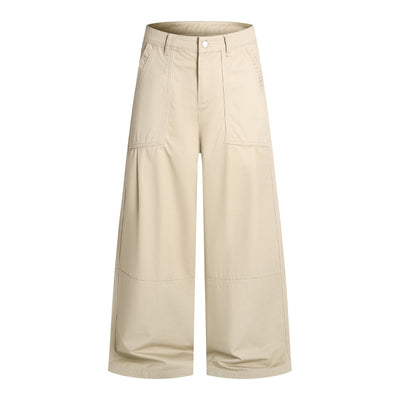 Baggy Wide-Leg Relaxed Utility Cargo Pants