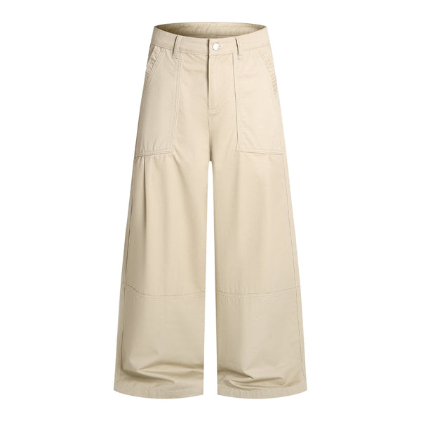 Baggy Wide-Leg Relaxed Utility Cargo Pants