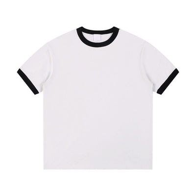 Crew Neck Boxy Fit Ringer Tee 220gsm