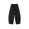 Colorblock Seam Detail Curved Leg Pants