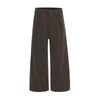 Ins Style Washed Corduroy Striped Relaxed Wide Leg Pants