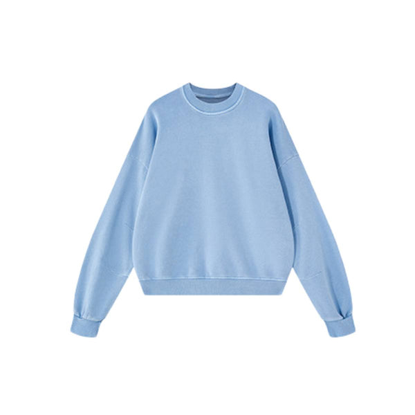 Vintage Washed Terry Crewneck Streetwear Sweatshirt