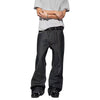 Raw Wash Wide Straight Denim Jeans