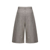 Vintage Draped Pleated Bermuda Shorts