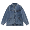 Japanese Heavyweight Retro Washed Loose Denim Jacket