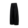 Vintage Curved Wide Leg Draped Trousers