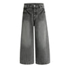 Vintage Washed Distressed Baggy Denim Jeans