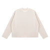 Heavyweight Washed Waffle Cotton Long Sleeve Tee 340G
