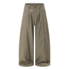 Minimalist Wide-Leg Pleated Pants
