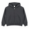 Boxy Cropped 340G Thermal Fleece Zip Hoodie