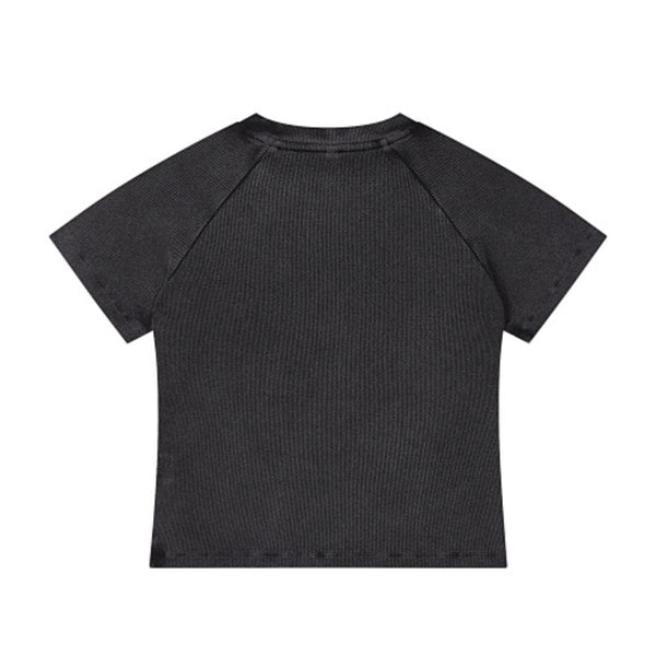 260G Snow Wash Oversized Raglan Sleeve T-Shirt