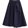 Halter Neck Denim Belted Dress