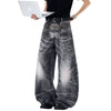Butterfly Stud Barrel Leg Denim Jeans