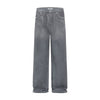 Vintage Washed Spray-Dyed Relaxed Straight-Leg Jeans