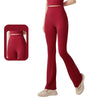 Buttery-Soft High Waist Flare Leggings for Women Tummy Control Workout Pants
