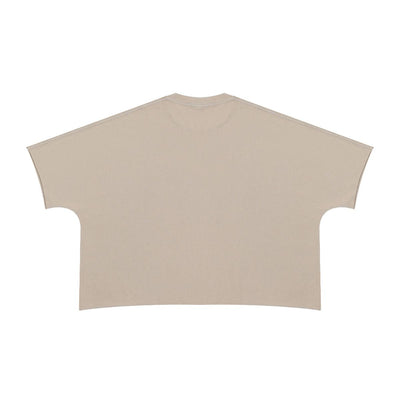 Washed Boxy Cropped Raglan Tee