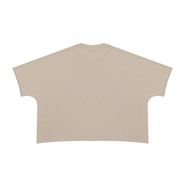 Washed Boxy Cropped Raglan Tee