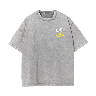 Life In Full Bloom Streetwear Graphic Tee-INNBLAC