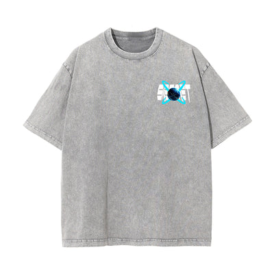 Secret Earth Space Futuristic Streetwear Graphic Tee-INNBLAC