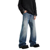 Vintage Whiskered Straight Leg Jeans