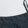 Women's Dark Denim Strappy Midi Dress
