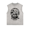 Turn The Pain Into Power Cutoff Graphic Tee-INNBLAC