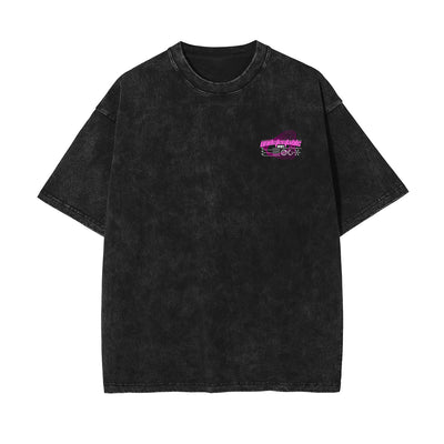Futuristic Streetwear Chrome Graphic Tee-INNBLAC