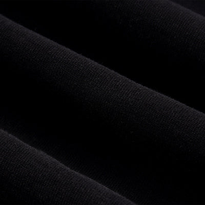 Black Washed Cotton Ripped Boxy Tee 8oz