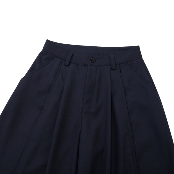 Solid Color Wide Leg Casual Pants