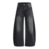 Vintage Fade Sculptural Barrel Leg Denim Jeans