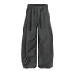 Washed Utility Wide-Leg Cargo Pants