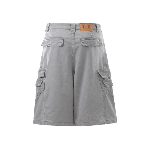 Multi Pocket Cargo Denim Shorts
