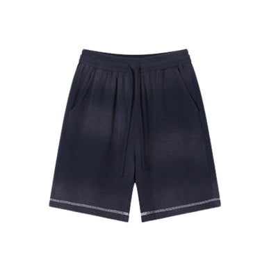 Retro Bleached Ombre Streetwear Loose Fit Bermuda Shorts