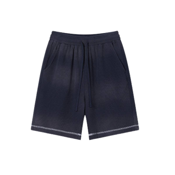 Retro Bleached Ombre Streetwear Loose Fit Bermuda Shorts