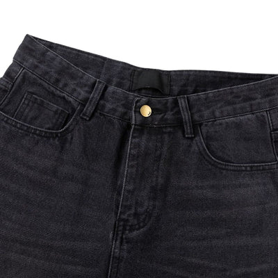 Vintage Washed Slim Flare Jeans