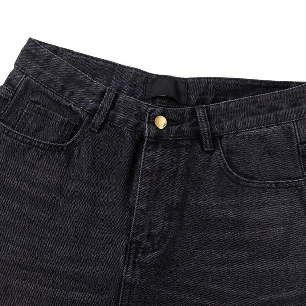Vintage Washed Slim Flare Jeans