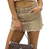Wild Cowboy Denim Mini Skirt