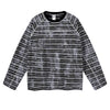 Vintage Dirty Dye Raglan Stripe Long Sleeve Tee