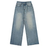 Light Blue Vintage Wash Baggy Jeans