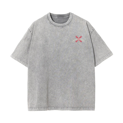 Dominate Streetwear Graphic Washed Tee-INNBLAC