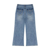 425G Light Wash High-Waisted Wide Leg Jeans