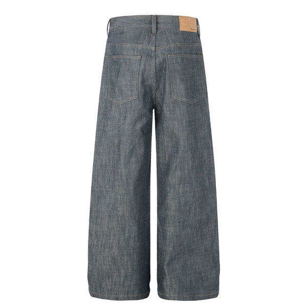 Raw Wash Wide Leg Selvedge Jeans