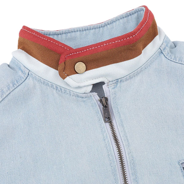 Unisex Retro Loose Trendy Patchwork Washed Denim Jacket