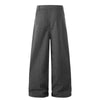Minimalist Pinstripe Wide-Leg Utility Trousers