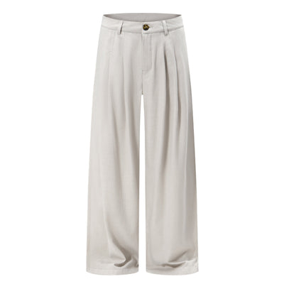 American Vintage Pleated Wide-Leg Pants